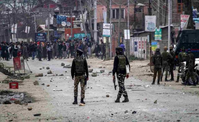 Protest in Kashmir