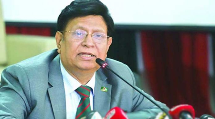 পররাষ্ট্রমন্ত্রী ড. এ কে আব্দুল মোমেন