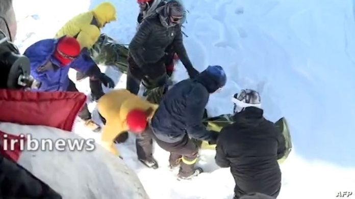 IRAN-WEATHER-AVALANCHE